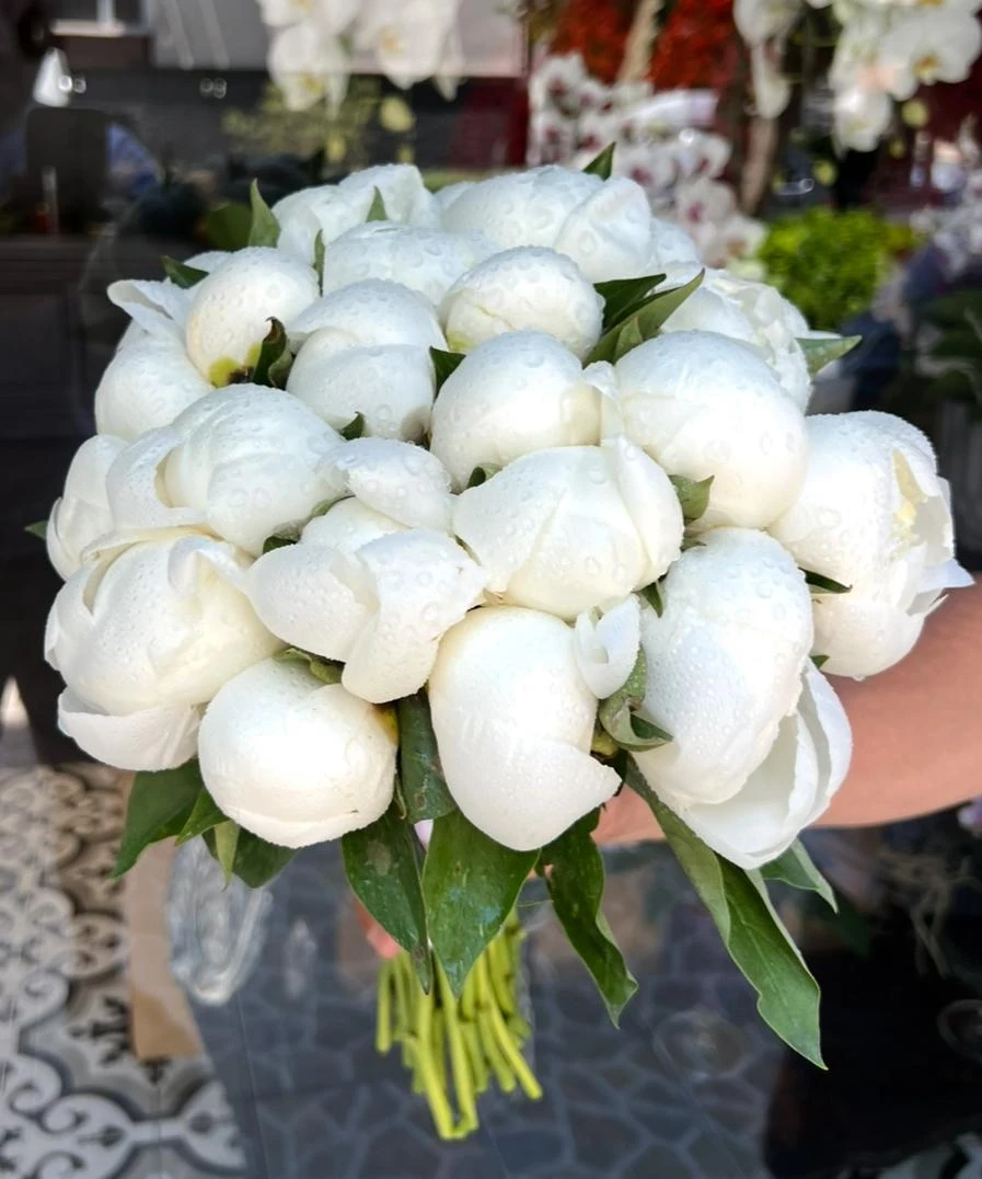 Pure Peony Bridal Bouquet